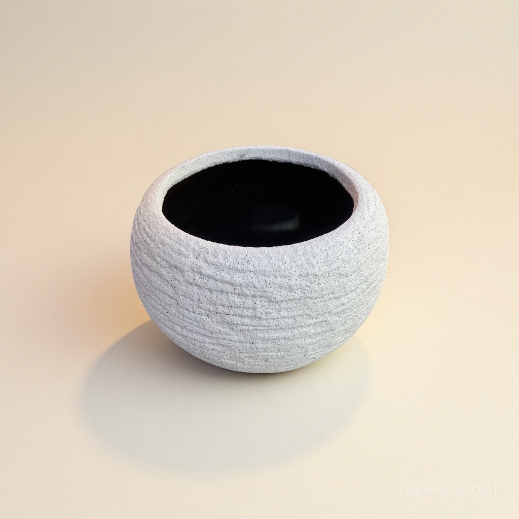 White textured rectangular rhombic plastic ceramic flowerpot container Application Scenario