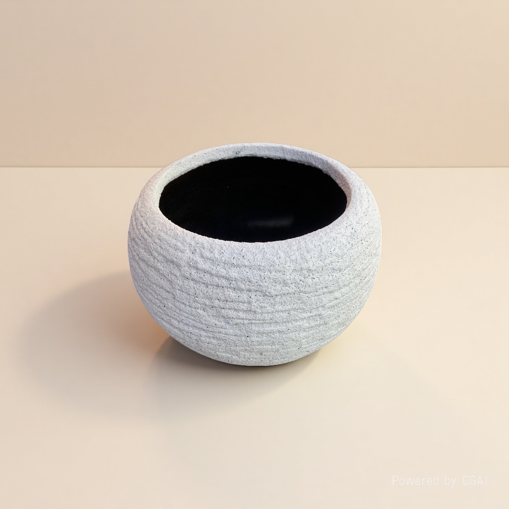White textured rectangular rhombic plastic ceramic flowerpot container details Picture