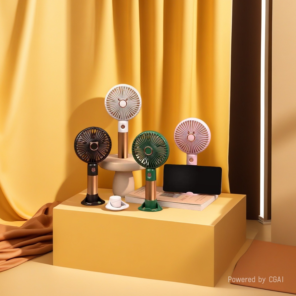 مزودة بمروحة مصغرة من طراز USB ملونة ذات ثلاث وحدات صغيرة لشحن المراوح Specification image