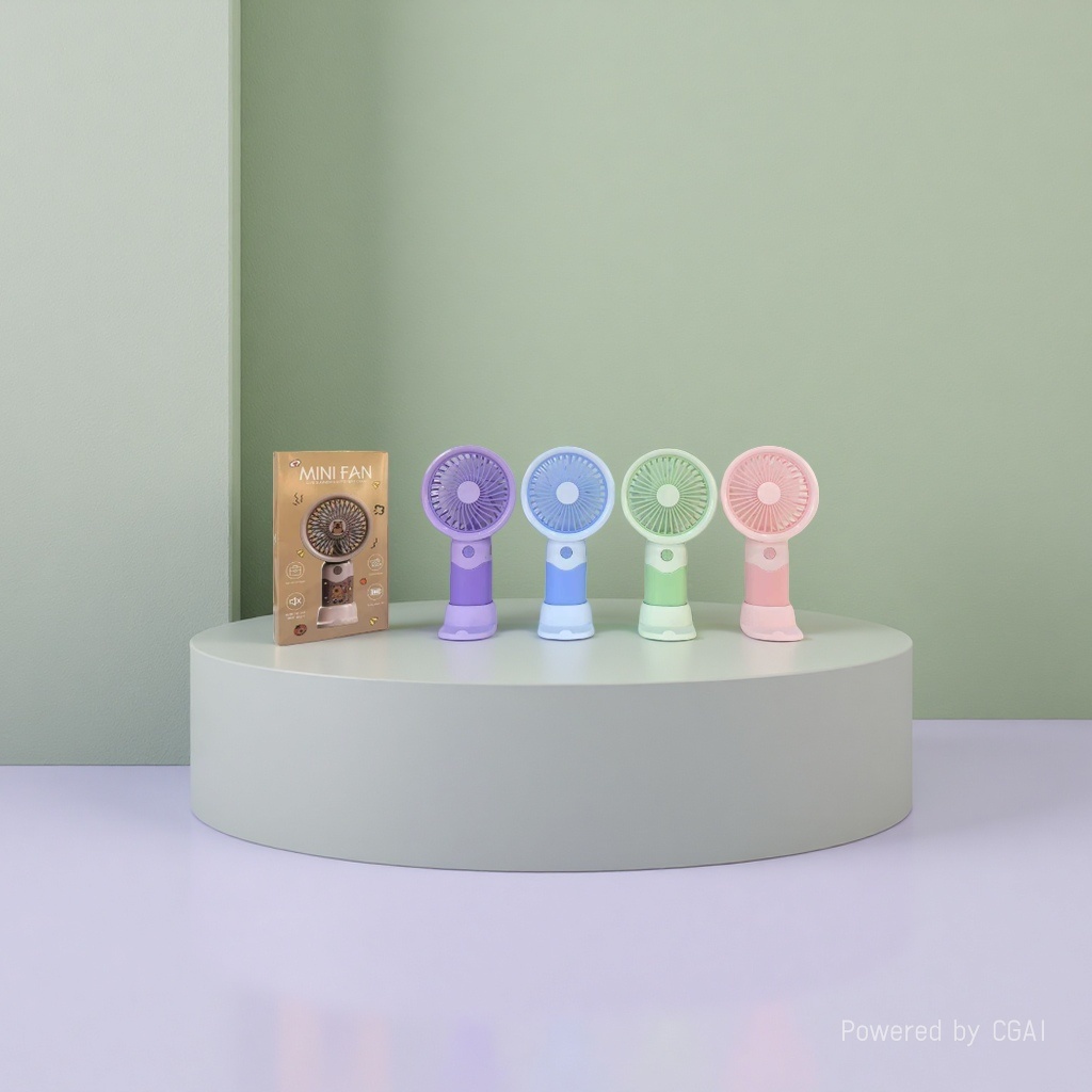 Mini colorful handheld hot-selling small fans, student handheld outdoor portable electric fans Specification image