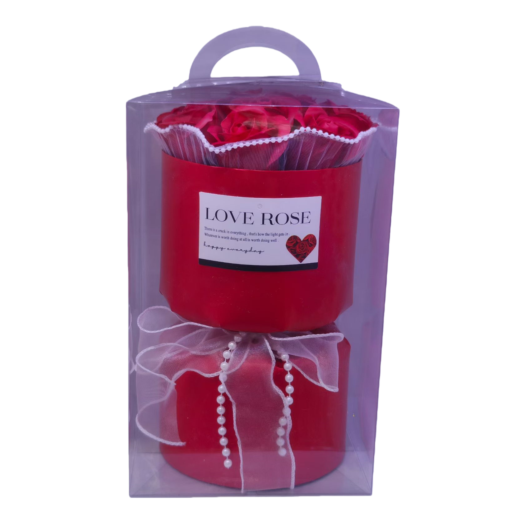 PVC soap flower bouquet, soap flower Valentine's Day, Mother's Day gift, Teachers' Day Application Scenario