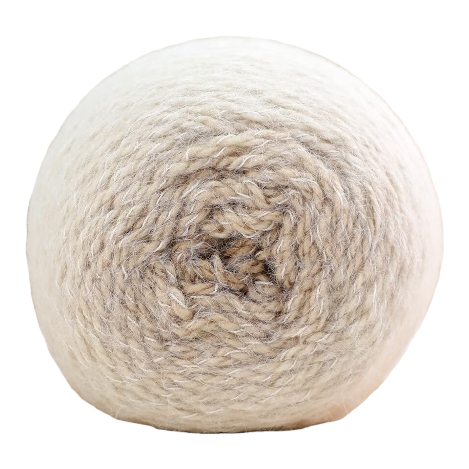 Solid white and multi-color available yarns