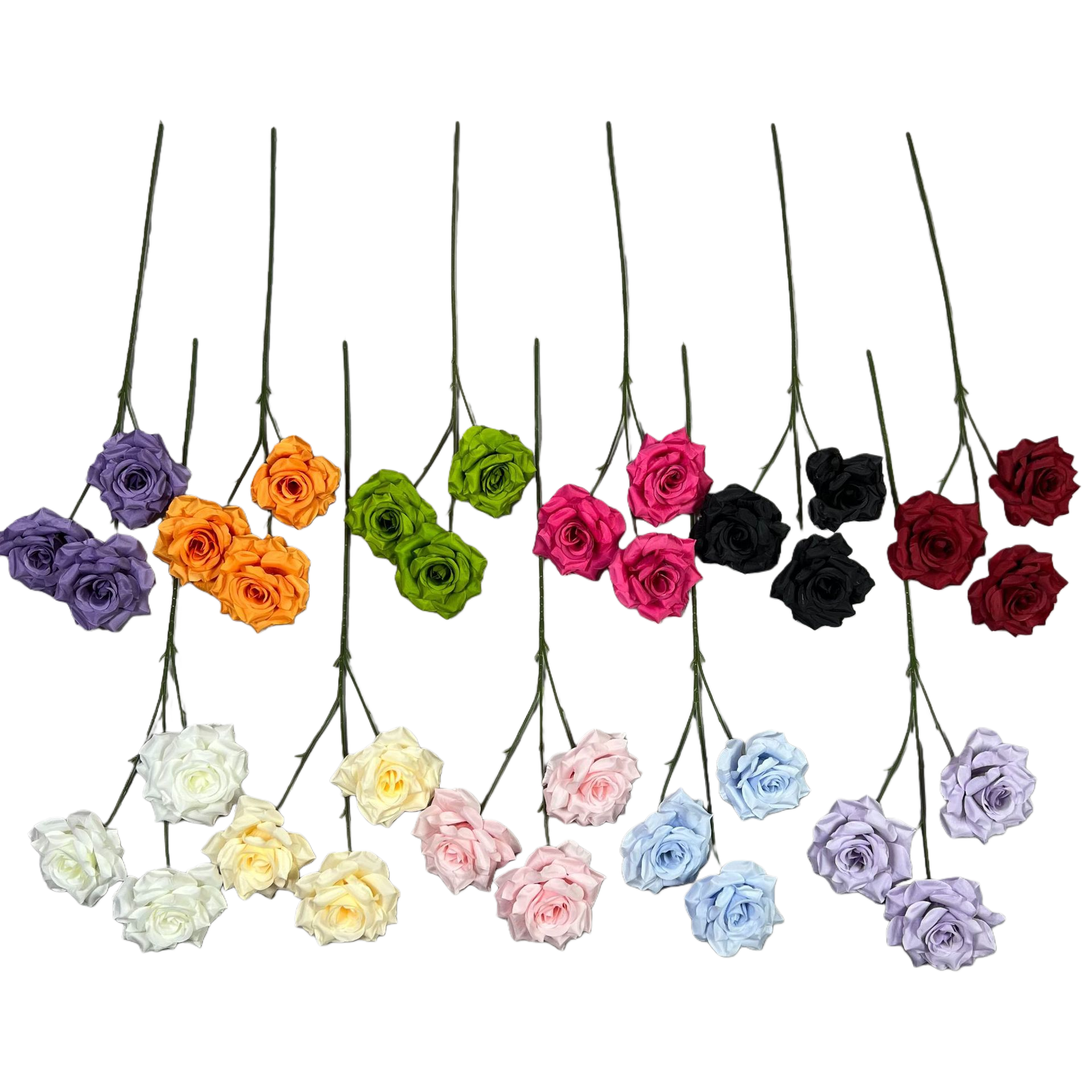 Artificial rose, colorful artificial rose, wedding romantic knitted decorative items Item Picture