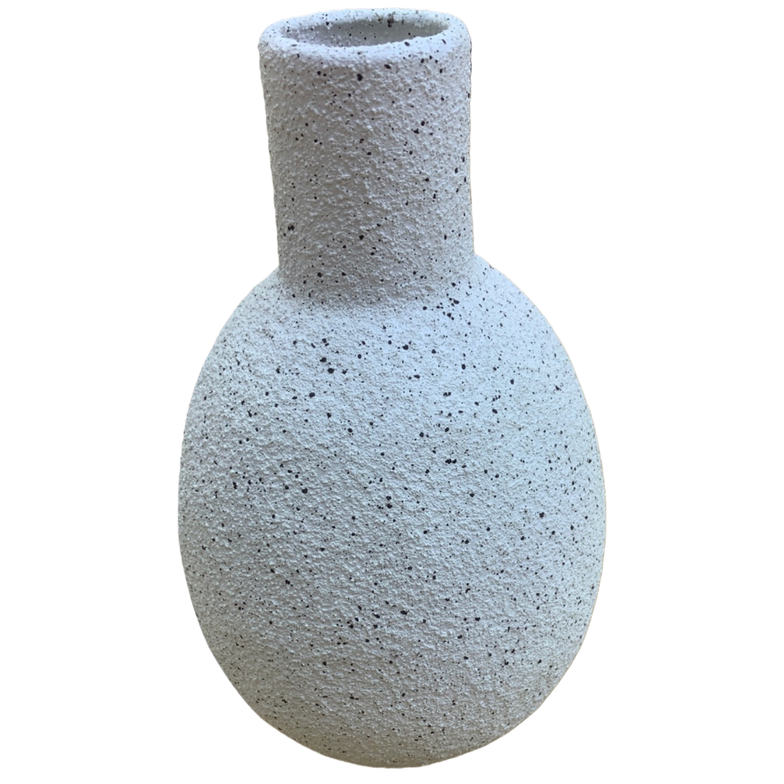 White spot texture creative ceramic vase, large tea vase, acrylic decorative vase Item Picture