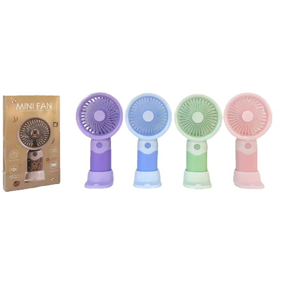 Mini colorful handheld hot-selling small fans, student handheld outdoor portable electric fans Item Picture