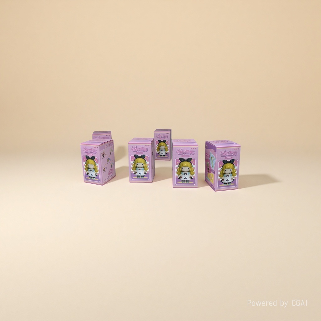 Mini World Boys Series pendant blind box toys figurine in pink packaging with dolls made of PVC material for collection Application Scenario