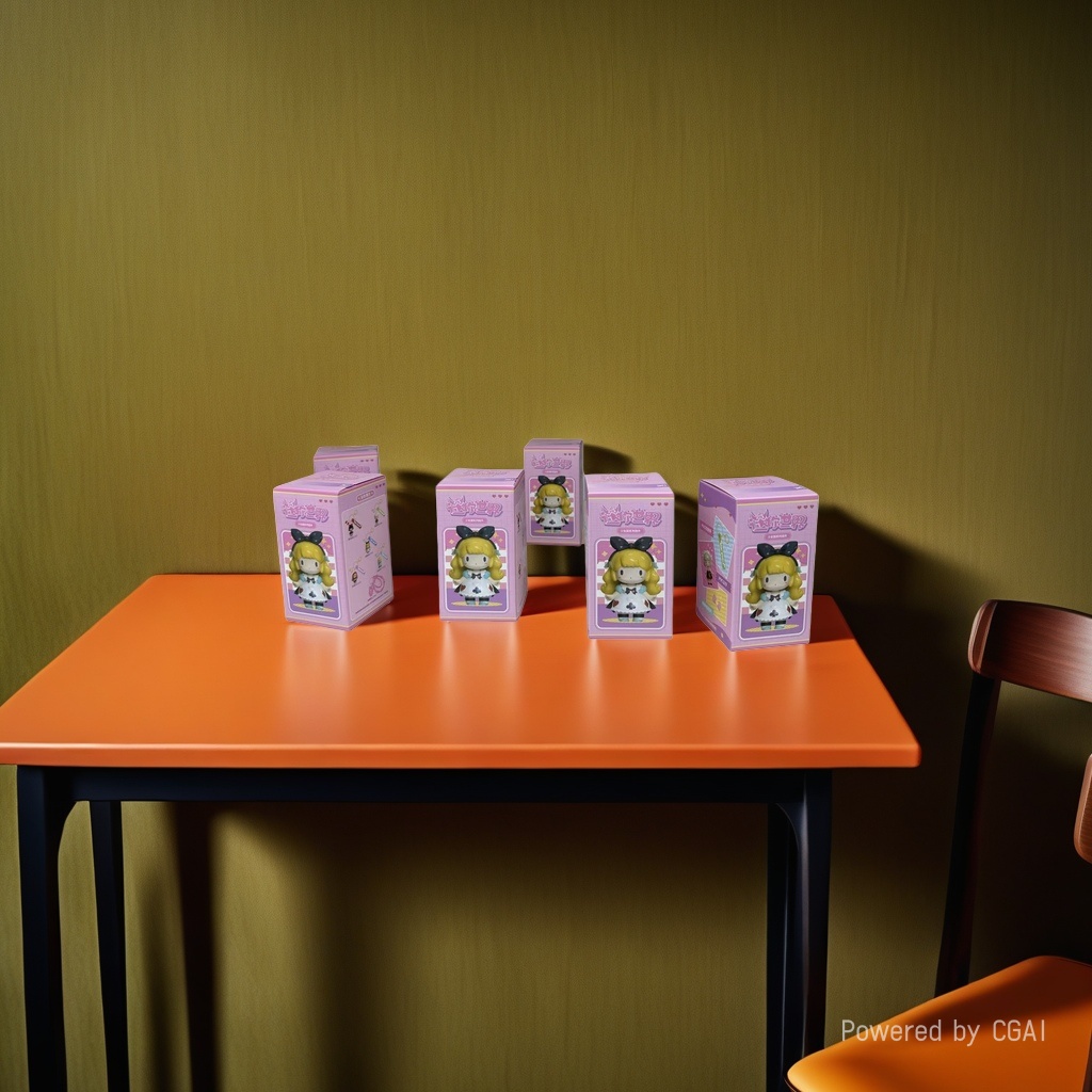 Mini World Boys Series pendant blind box toys figurine in pink packaging with dolls made of PVC material for collection