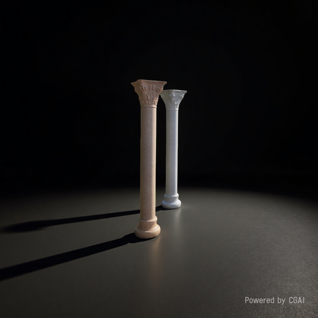 Garden ornaments, home decoration props, plastic Roman Columns, road guides, decorative columns, plastic flower pot stands Specification image