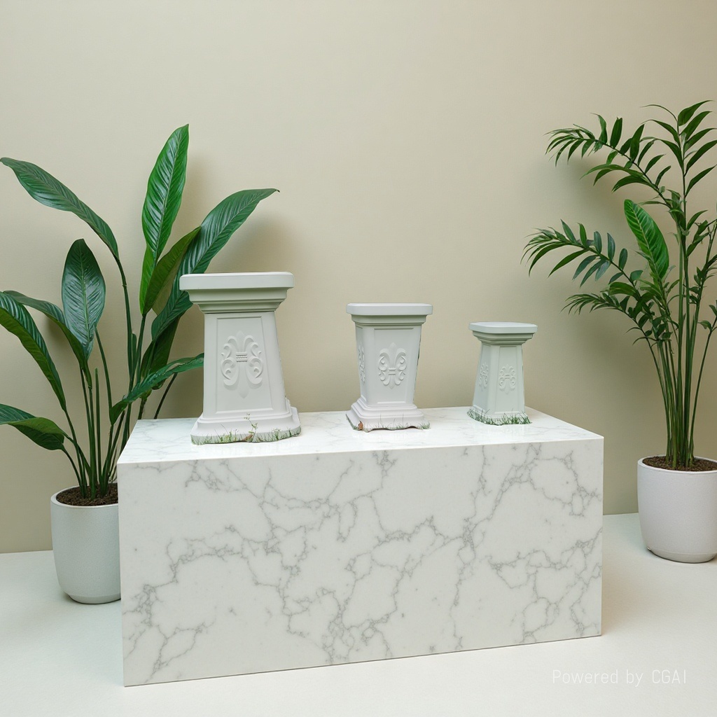Roman Columns, square piers, Roman Columns, square Roman Columns, wedding props, wedding guides, flower POTS, plastic flower POTS Application Scenario