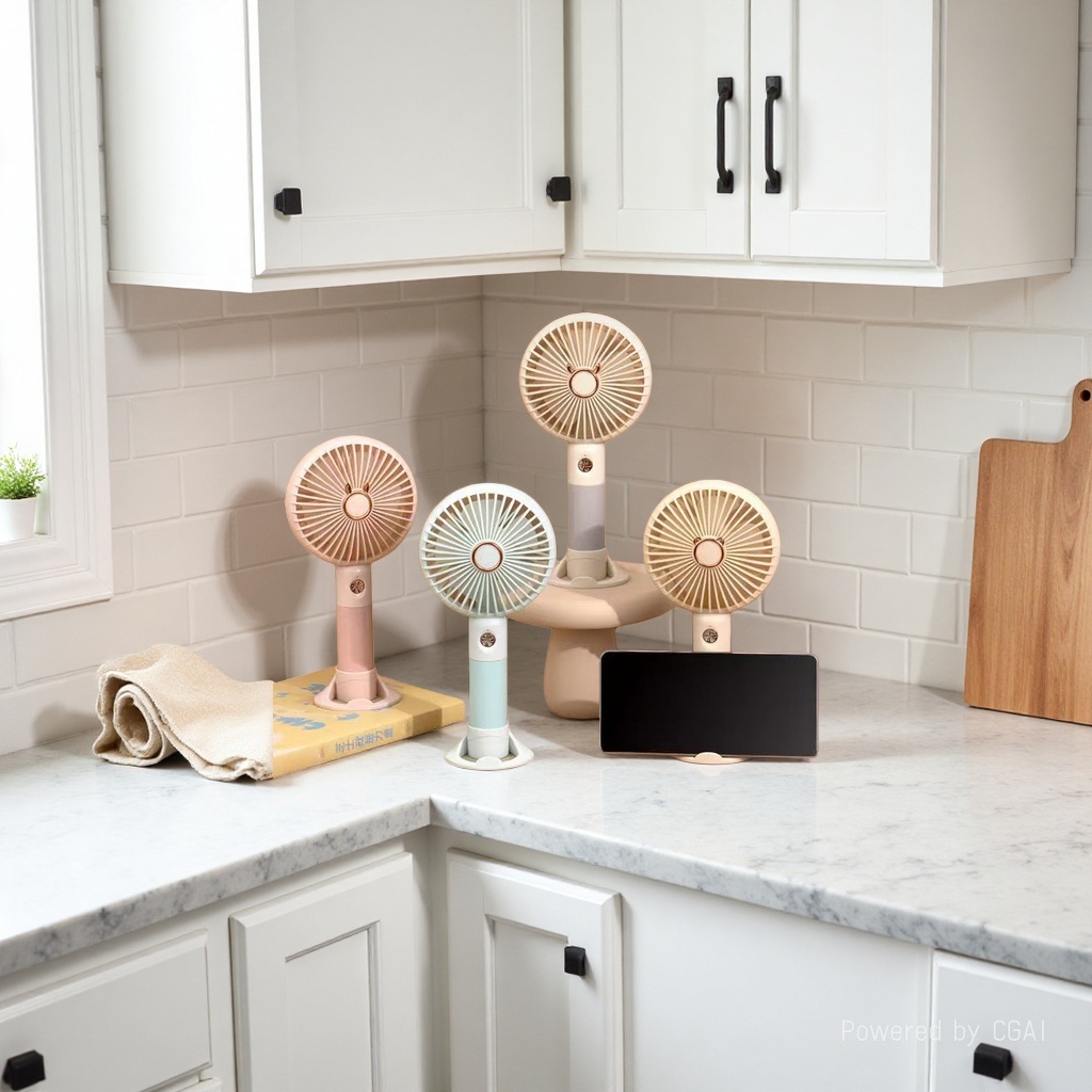 Multi-color USB charging mini handheld fan portable electric fan with adjustable wind speed Specification image