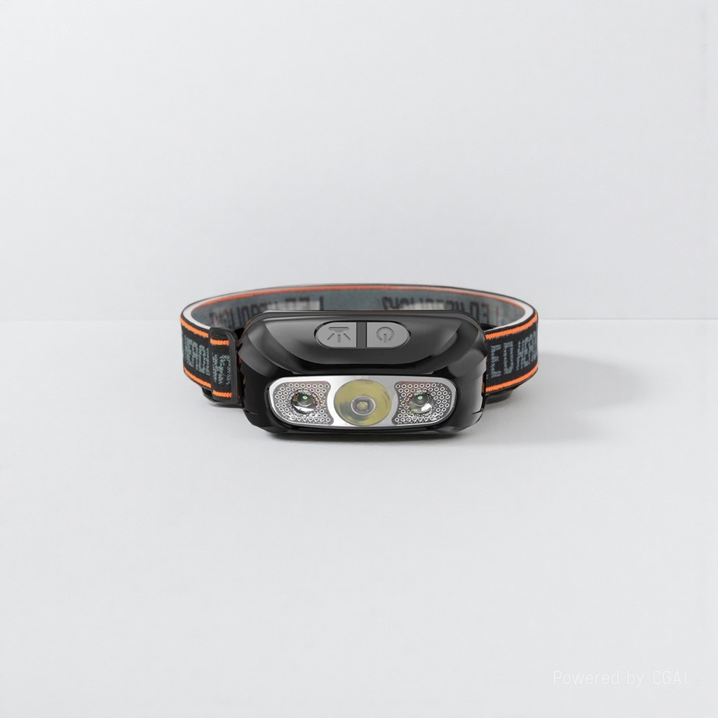 新能源电池黑色头戴式头灯安全帽专用超常耐用户外电筒
