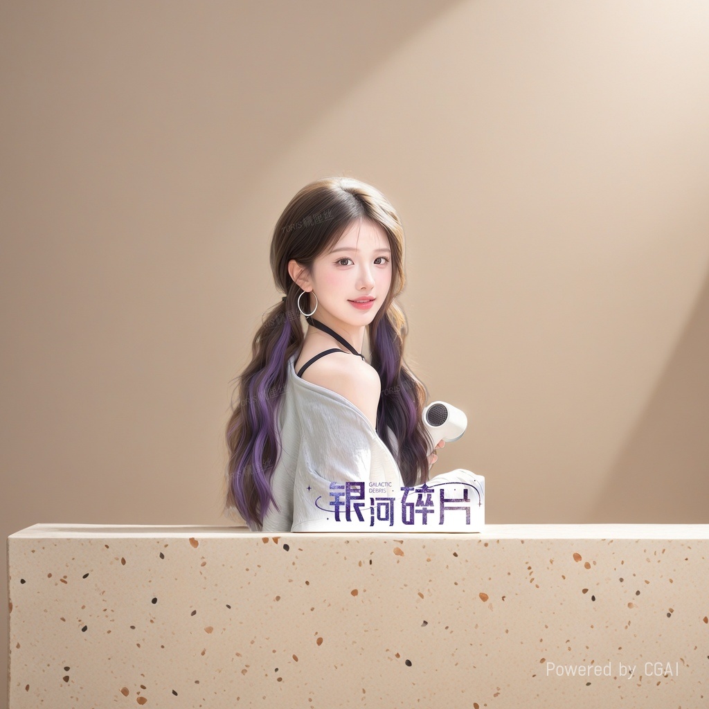 High-density simulated hair strands specially designed for wig ponytail extensions naturally drape without tangling Specification image