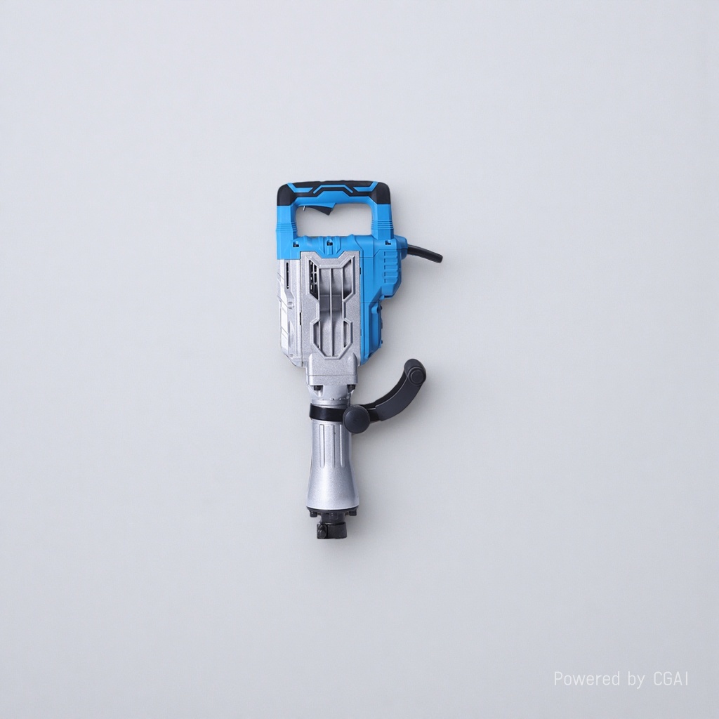 ANDELI 115mm electric pick, high-power heavy-duty electric pick, industrial-grade single-use impact pick, construction site cement road breaking and wall chiseling electric pick Application Scenario