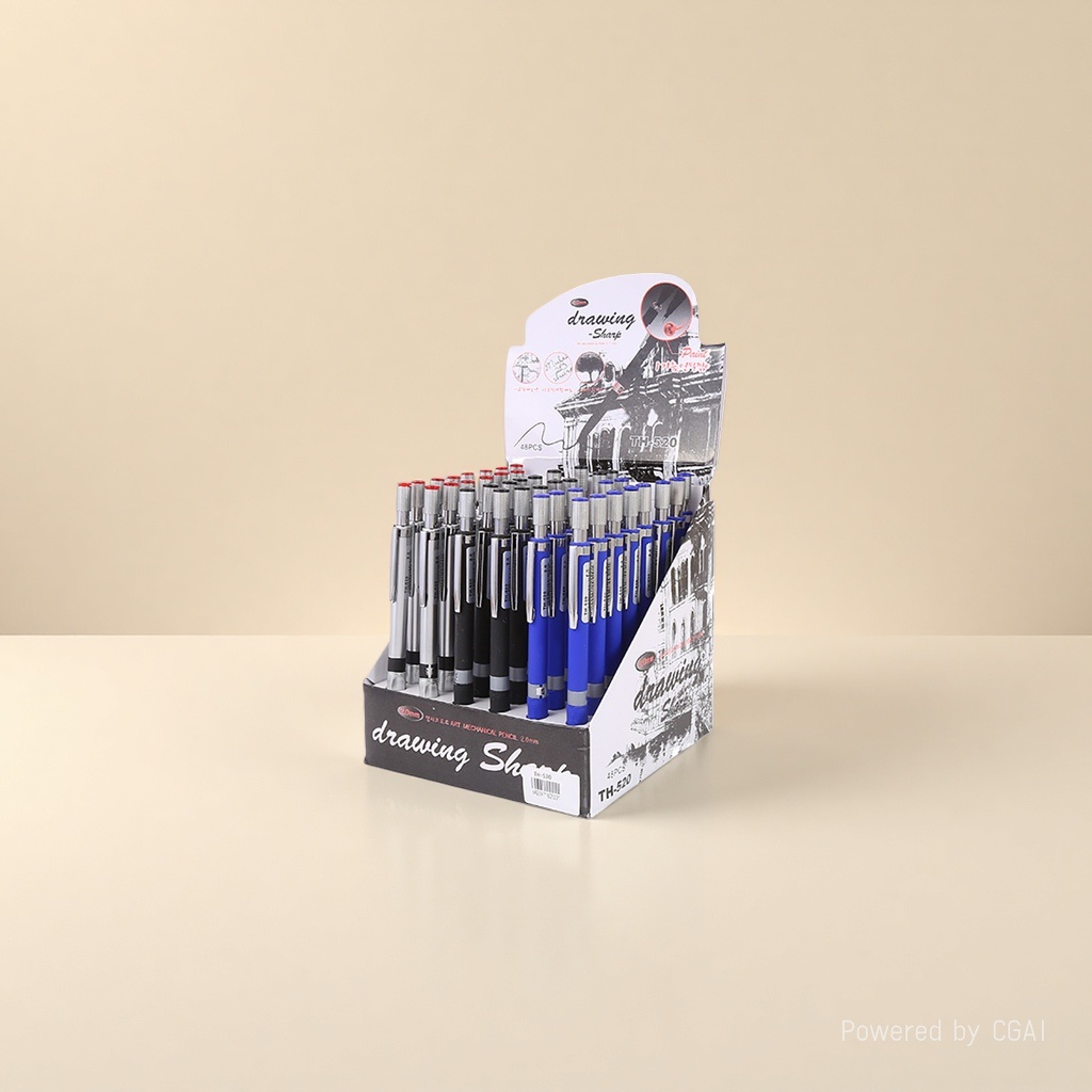 The manufacturer supplies 520 glue spray rod 2.0mm automatic pencils with lead tapping for drawing and writing. Wholesale: 140340708 Specification image