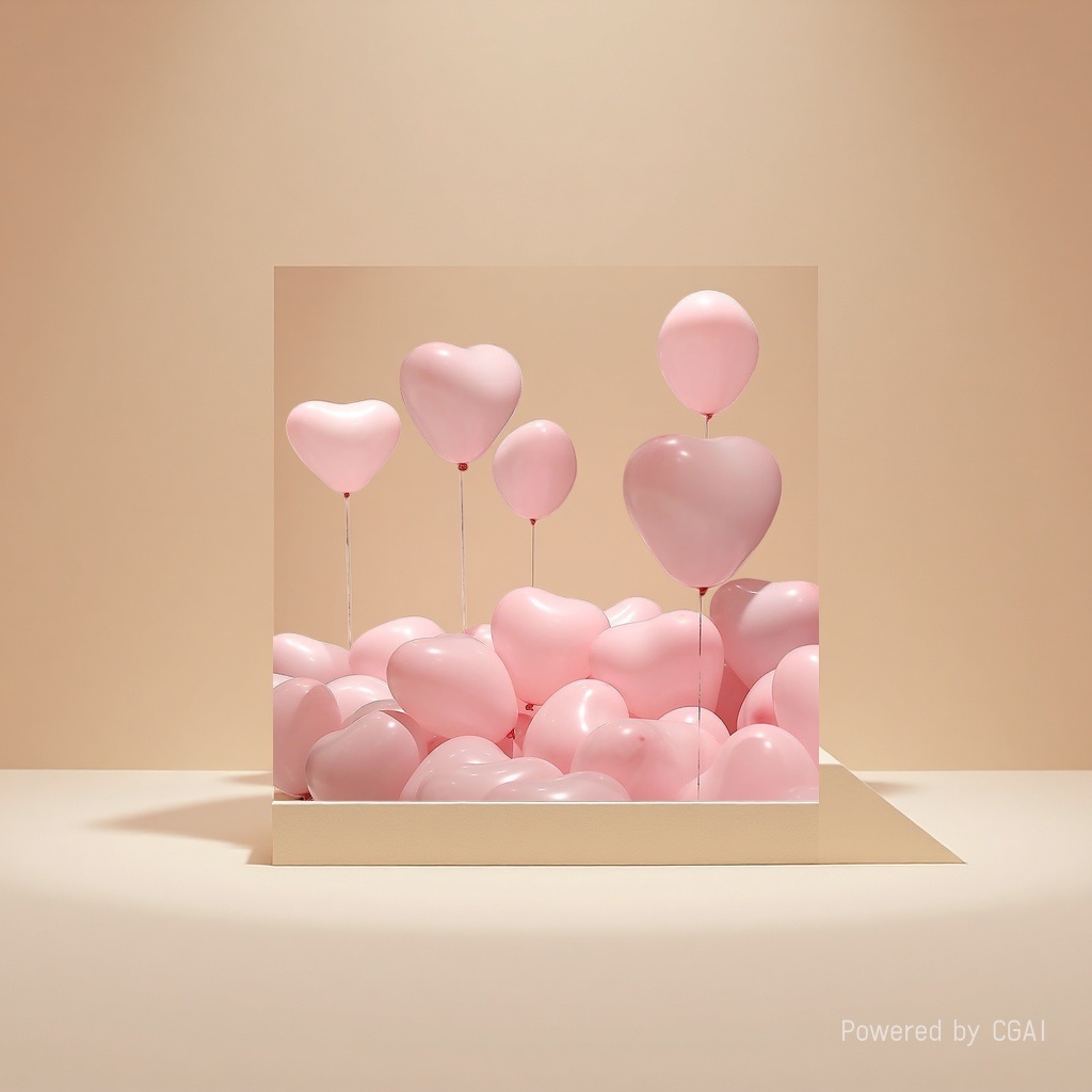 Pink heart-shaped balloon party decoration balloons 10-inch party decoration wholesale