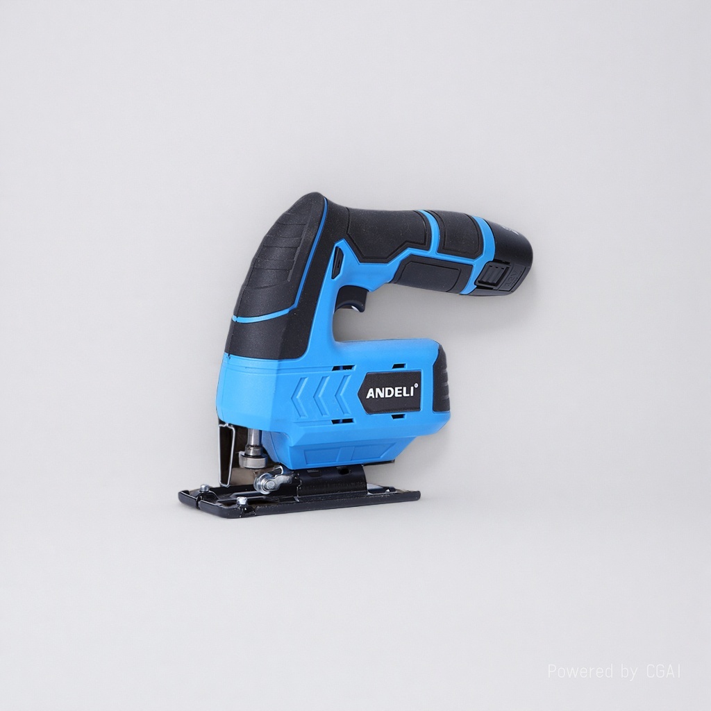 ANDELI small lithium battery curved saw, household portable rechargeable woodworking saw, micro arc cutting, double-line saw Specification image
