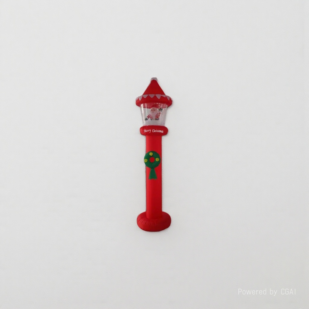 Red Christmas lamp posts decorate the Christmas tree Application Scenario
