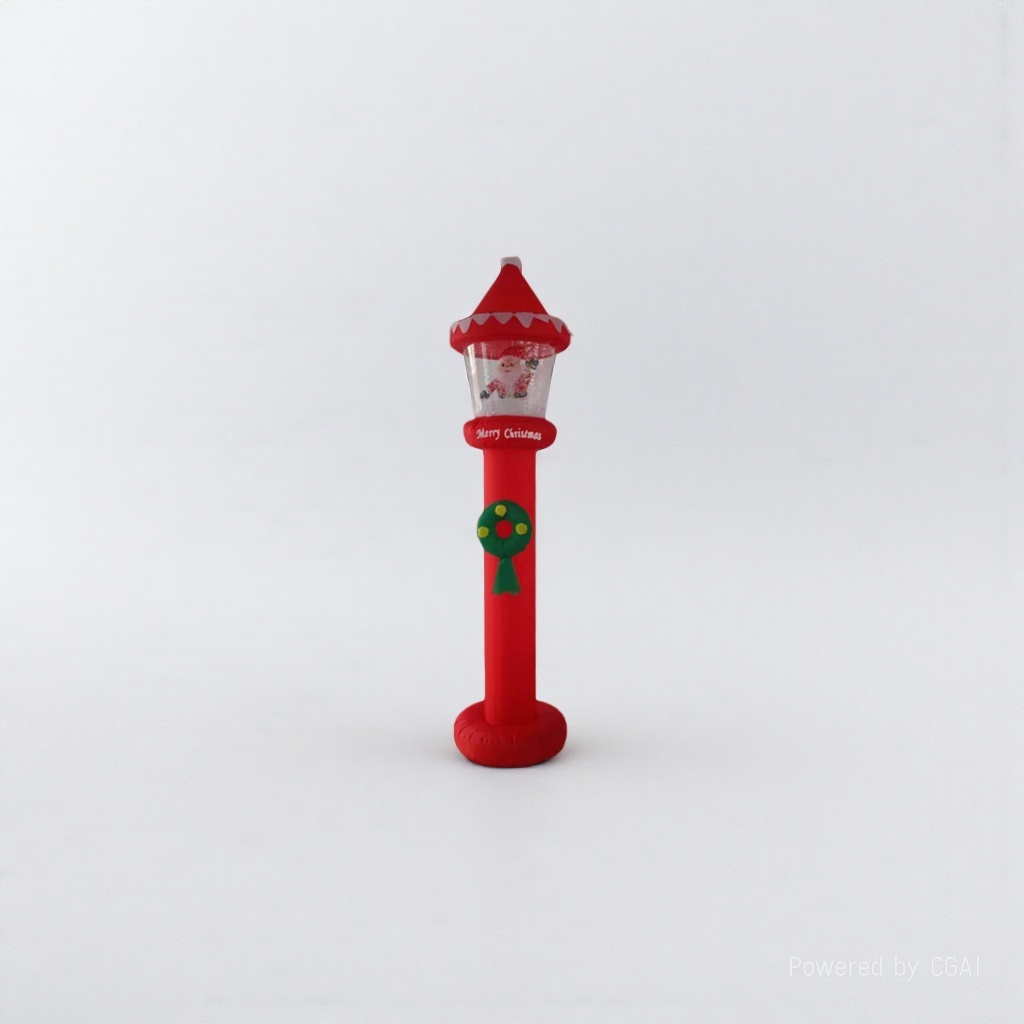 Red Christmas lamp posts decorate the Christmas tree Item Picture