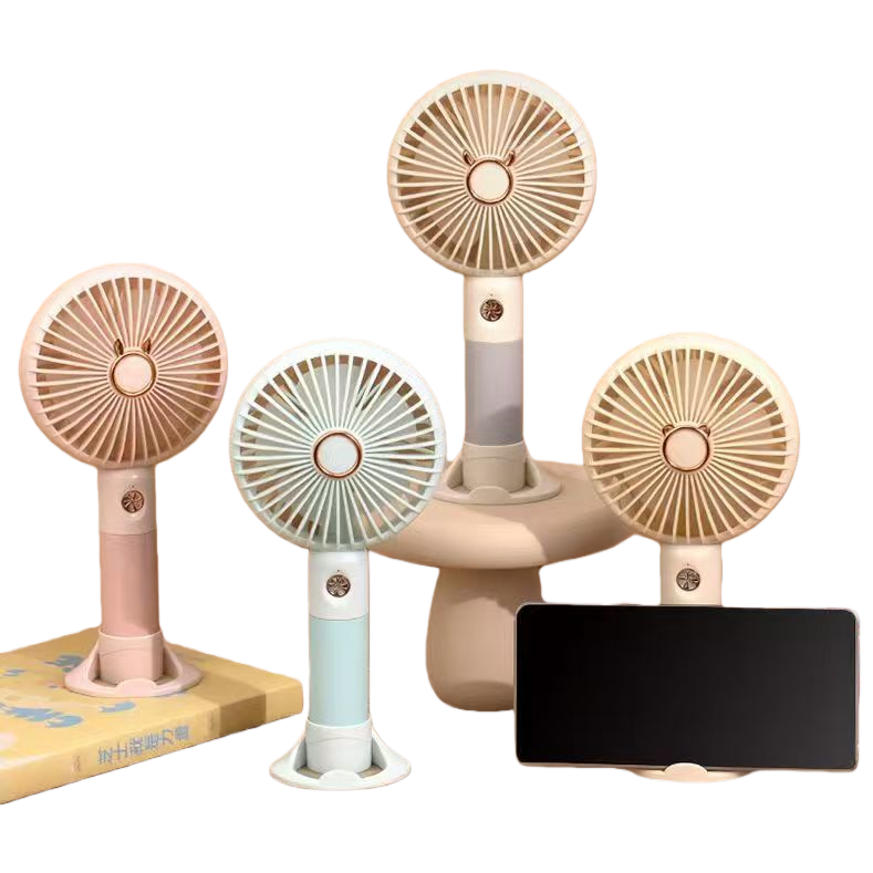 Multi-color USB charging mini handheld fan portable electric fan with adjustable wind speed Item Picture