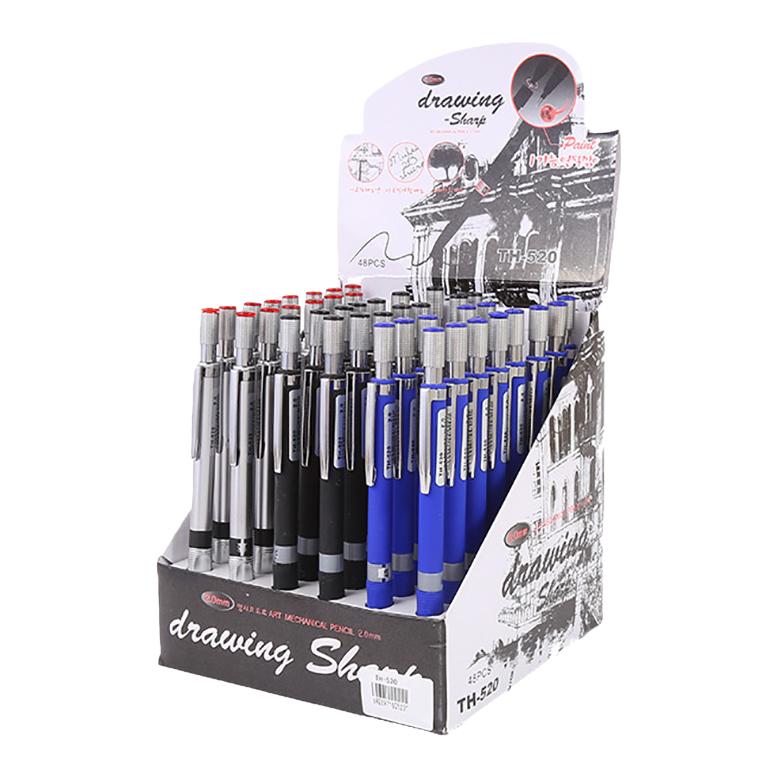 The manufacturer supplies 520 glue spray rod 2.0mm automatic pencils with lead tapping for drawing and writing. Wholesale: 140340708 Item Picture