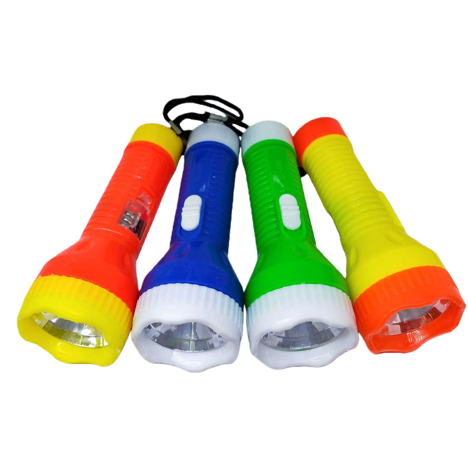 مصابيح SL-838LED يدوية ملونة في الهواء الطلق ذات مصباح يدوي صغير مصنوع من البلاستيك مزود بإضاءة خفيفة محمولة Item Picture