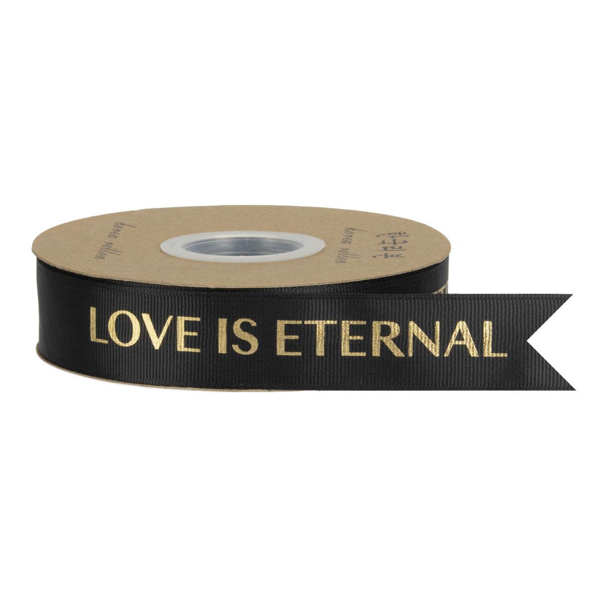 黑色织带LOVE IS ETERNAL字样
