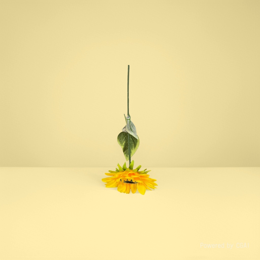 黄色向日葵兔子永生花束鲜花插花泥摆件灯具夏威夷花环