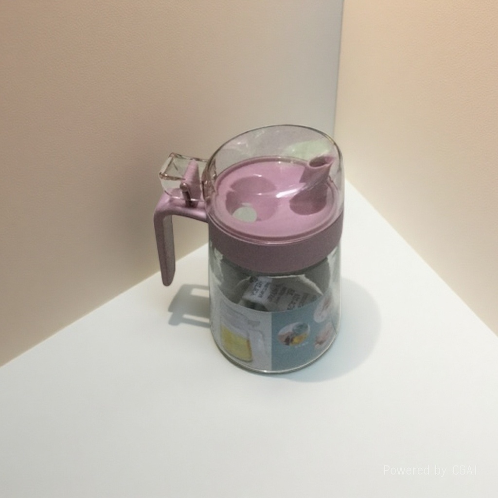Pink lid glass oil pot, pure titanium wine pot, Guotai stainless steel wine pot and wine set