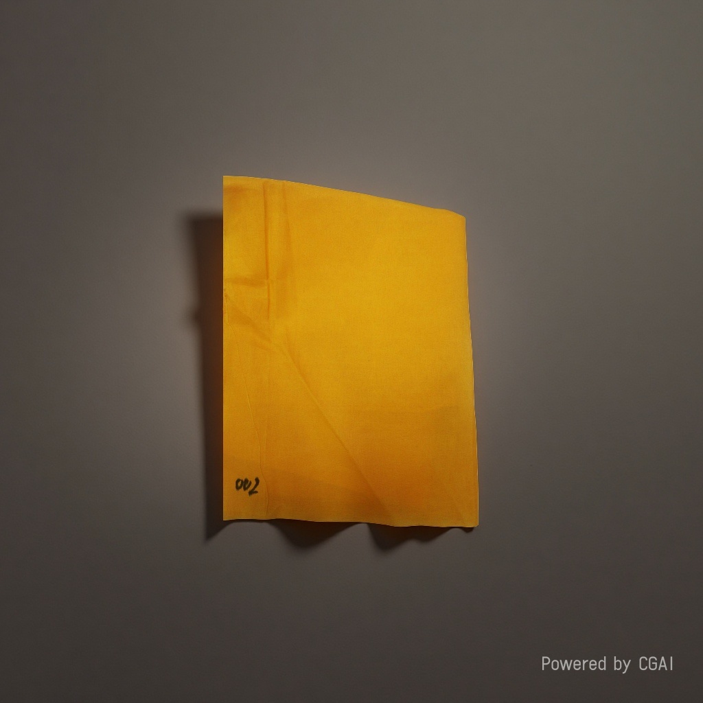 Yellow cotton fabric is used for DIY home textiles and clothing Specification image