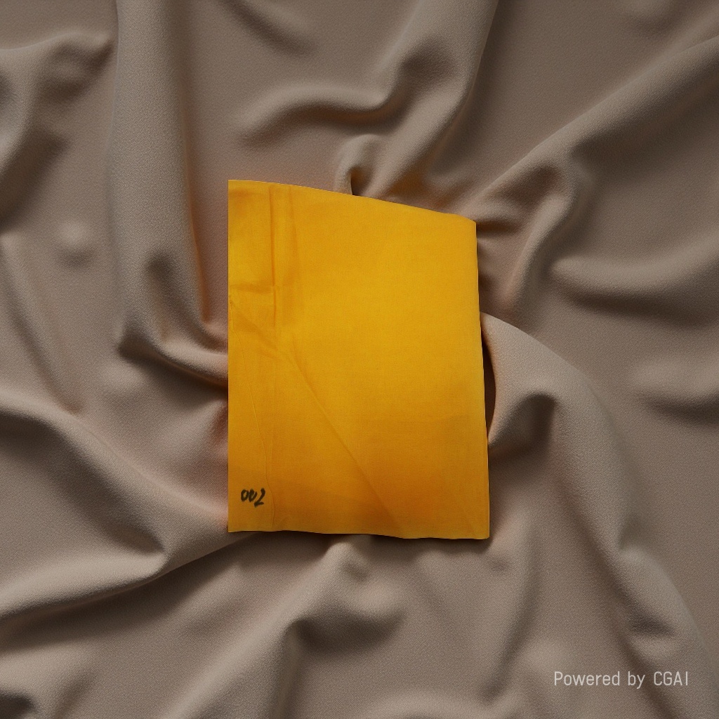 Yellow cotton fabric is used for DIY home textiles and clothing
