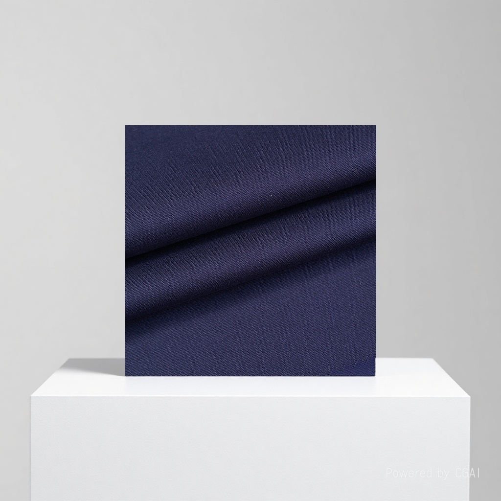 深蓝色其他棉类面料 高支棉布料 服装家纺用布 details Picture