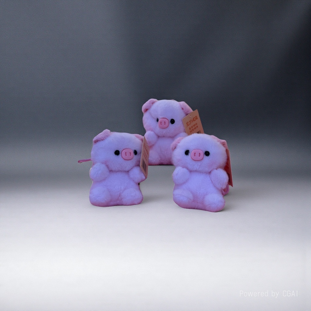 Pink plush piglet doll, plush toy, doll toy, Star Dream plush pet pendant toy details Picture