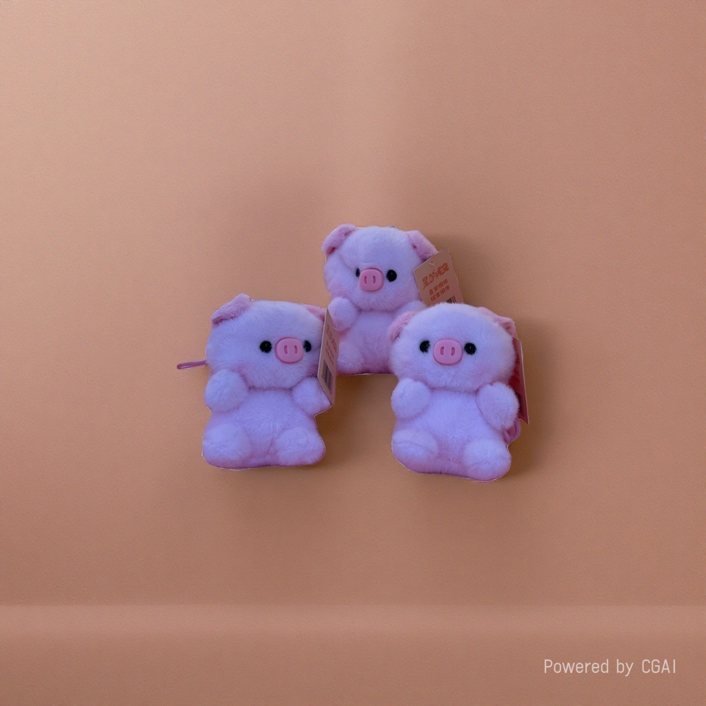 Pink plush piglet doll, plush toy, doll toy, Star Dream plush pet pendant toy Application Scenario