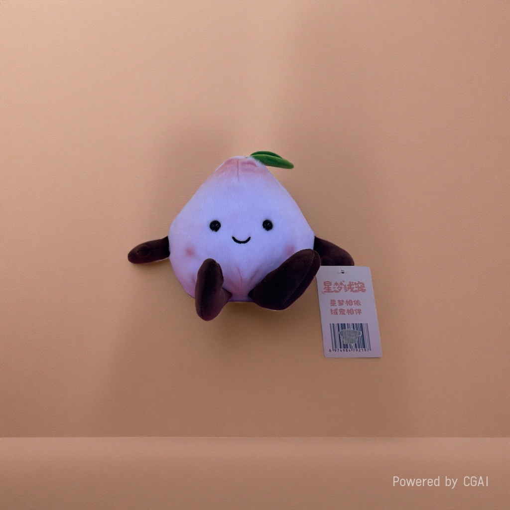 Pink peach-shaped plush toy doll plush toy Application Scenario