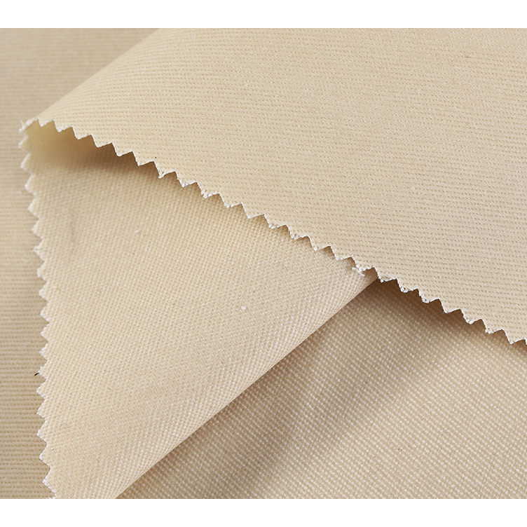 Beige cotton fabric, high-count cotton fabric for clothing and home textiles Item Picture