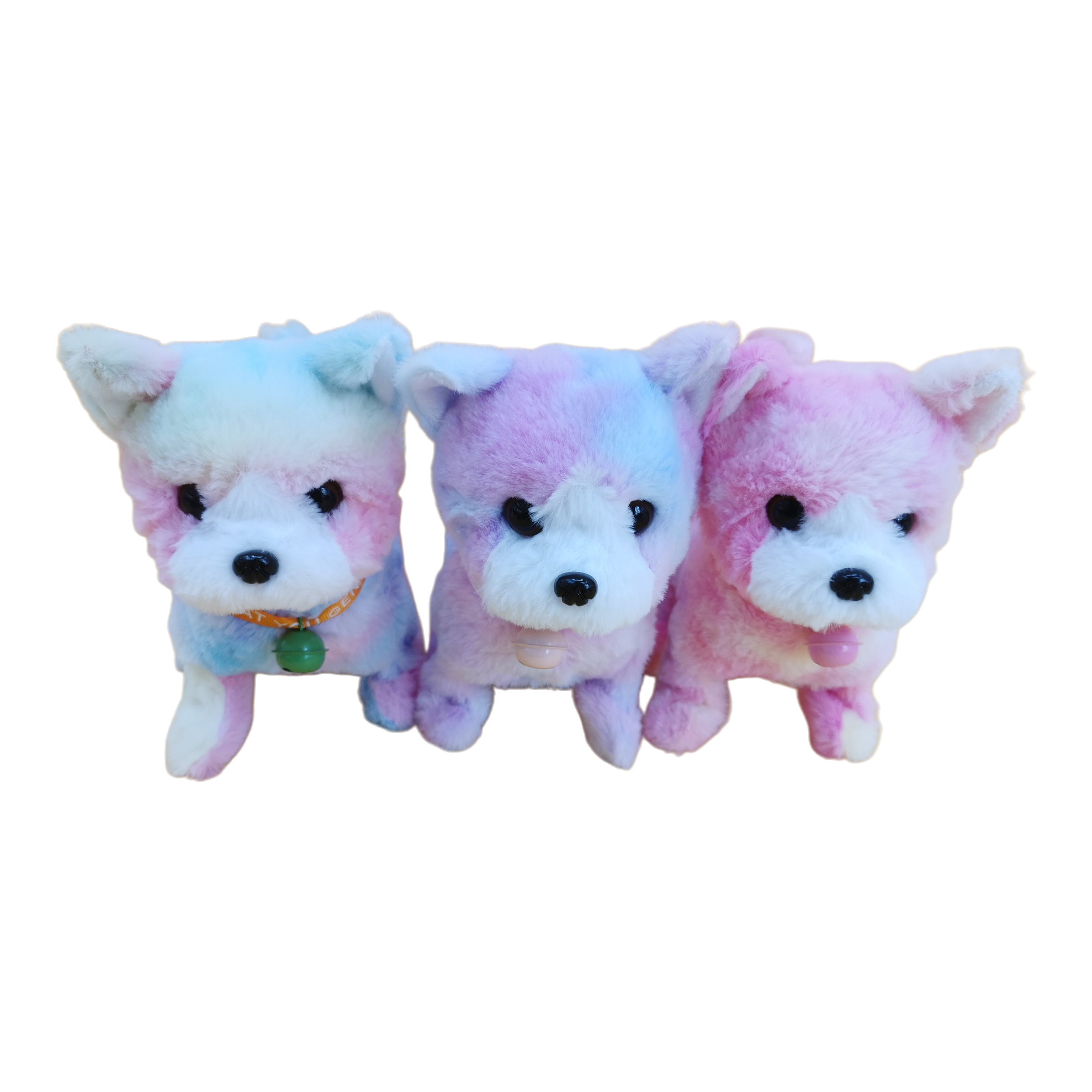 Colorful plush dog toys, soft and cute throw pillows, plush figurines, children's sleeping dolls Item Picture