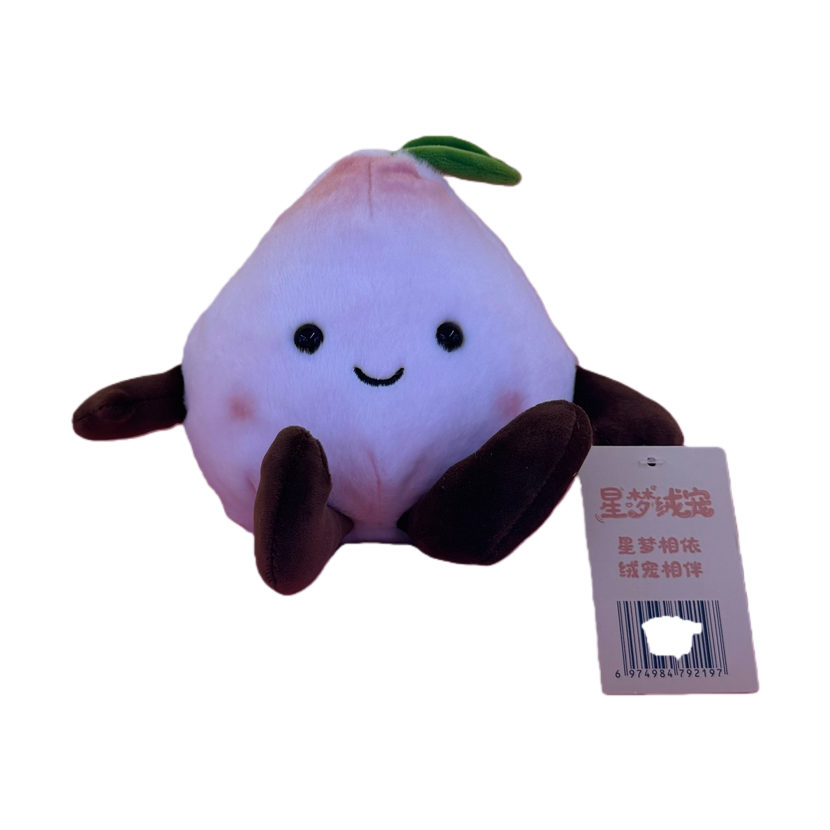 Pink peach-shaped plush toy doll plush toy Item Picture