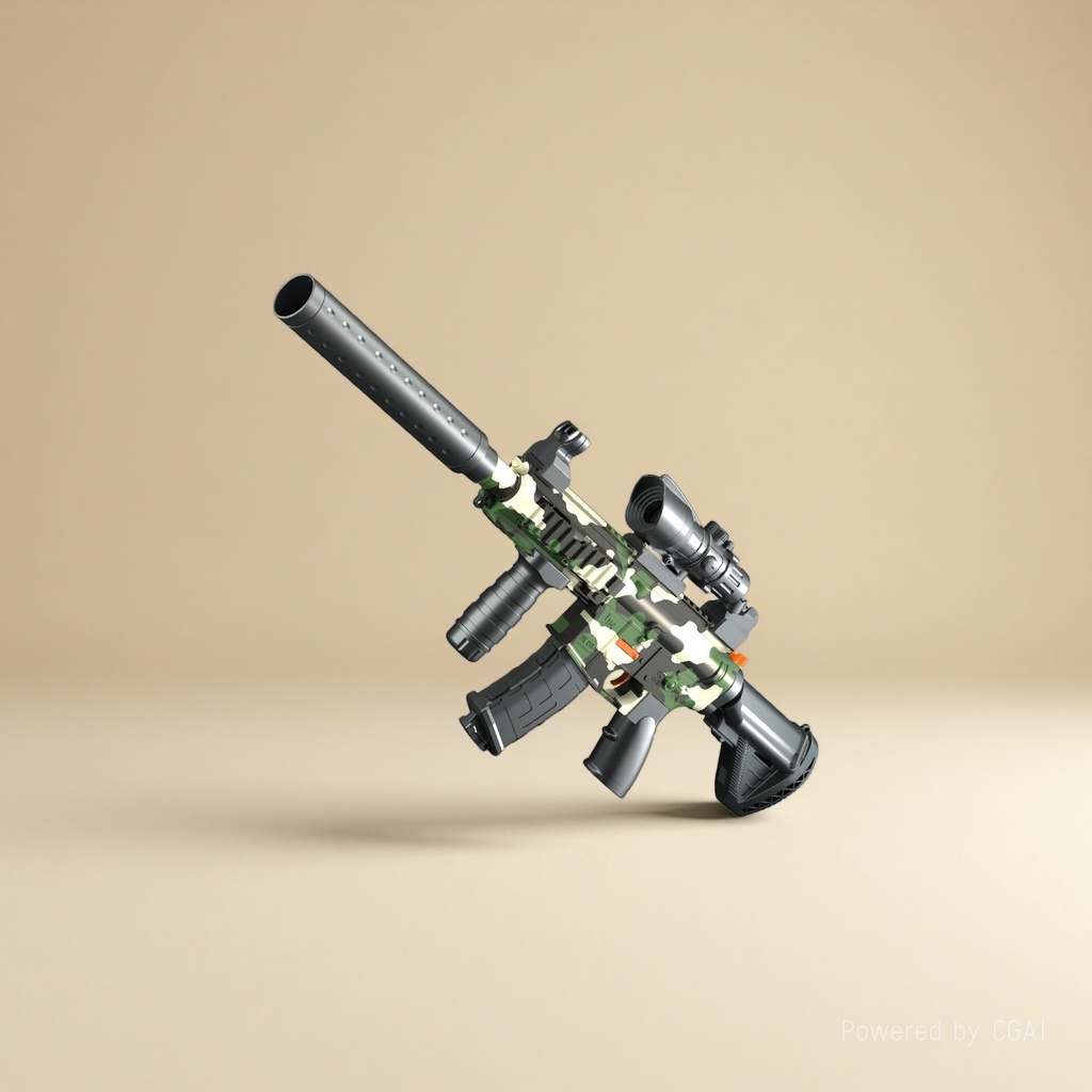 M416手动下供拉栓软弹玩具枪儿童玩具塑料枪
