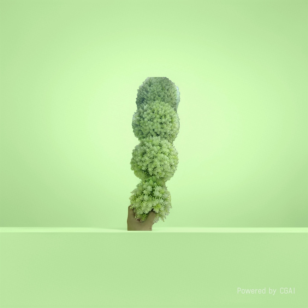 浅绿色球形仿真植物花束含仿真竹马醉木微景观植物盲盒