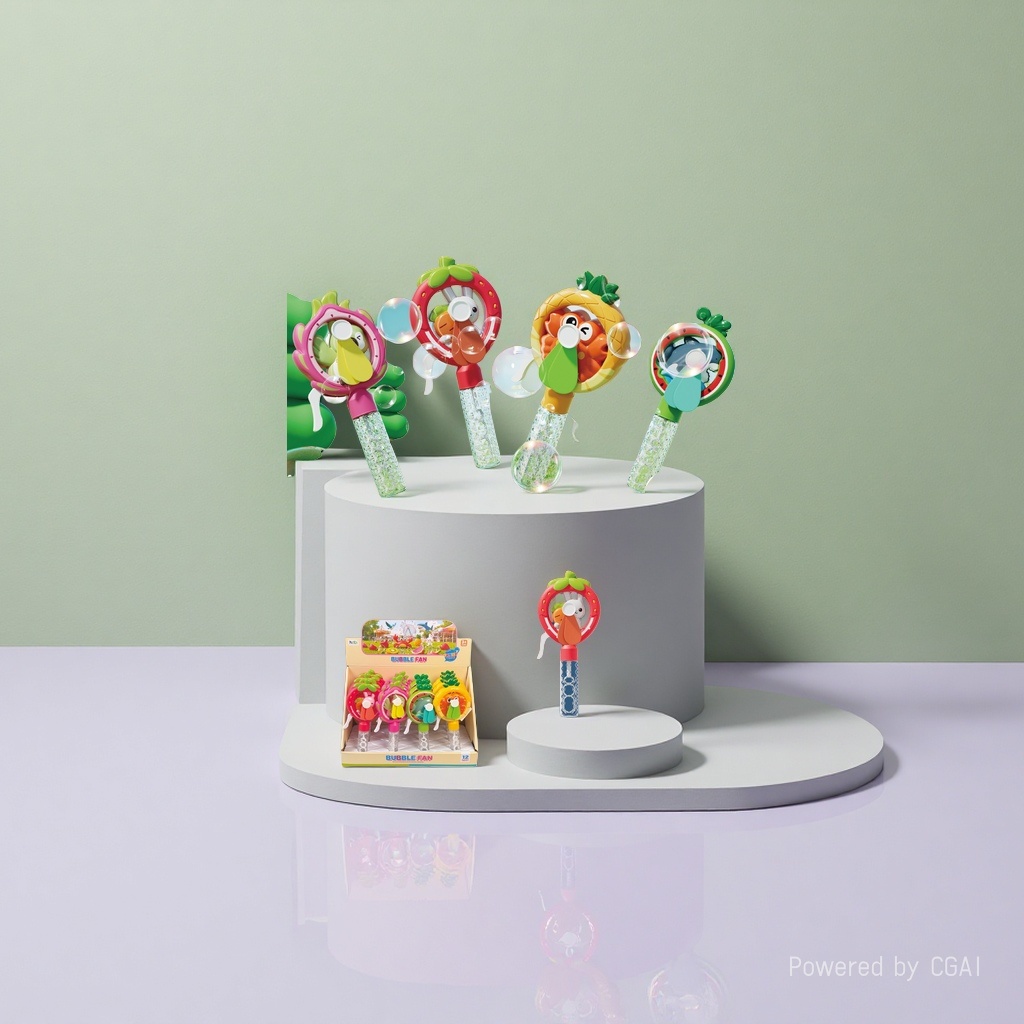 Colorful cartoon electric bubble water cannon toys and water play toys Specification image