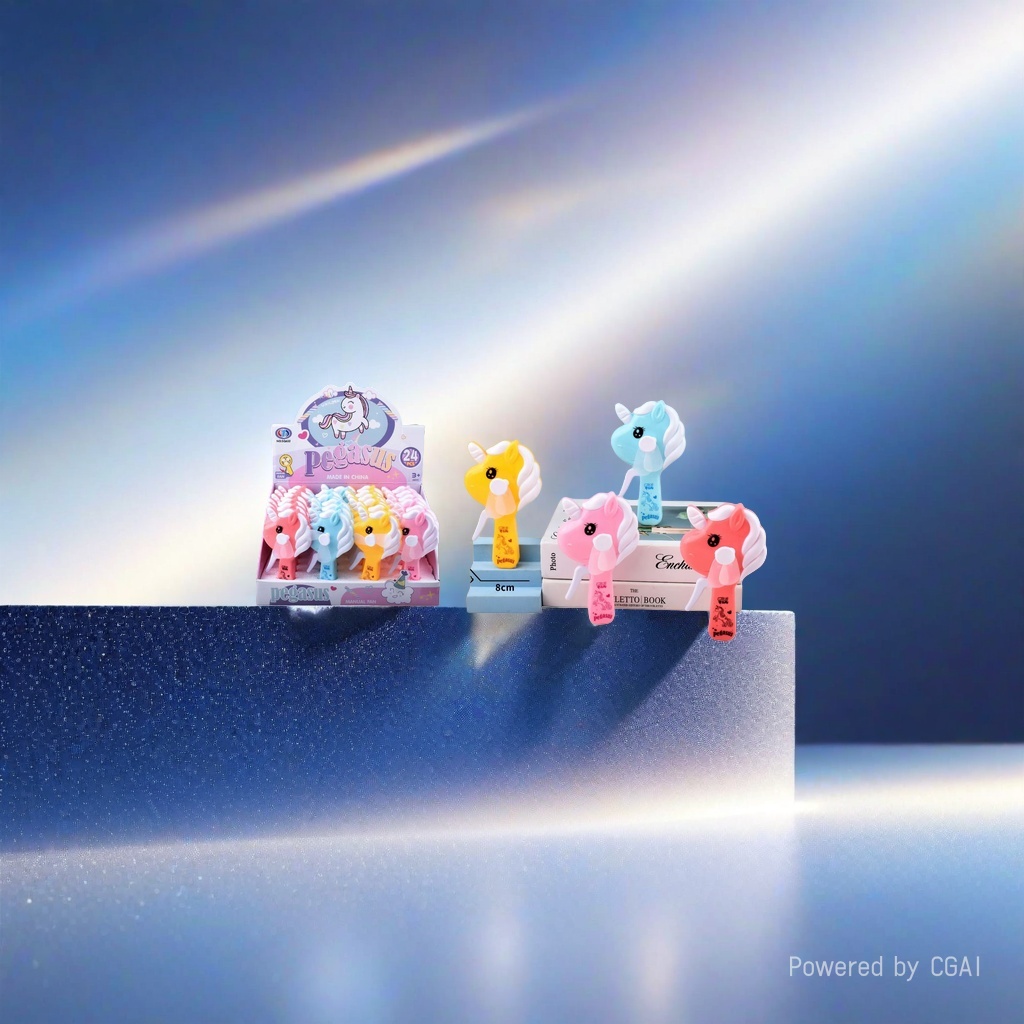 Hot-selling canned fish, colorful unicorn mini hand-pressing fan Application Scenario