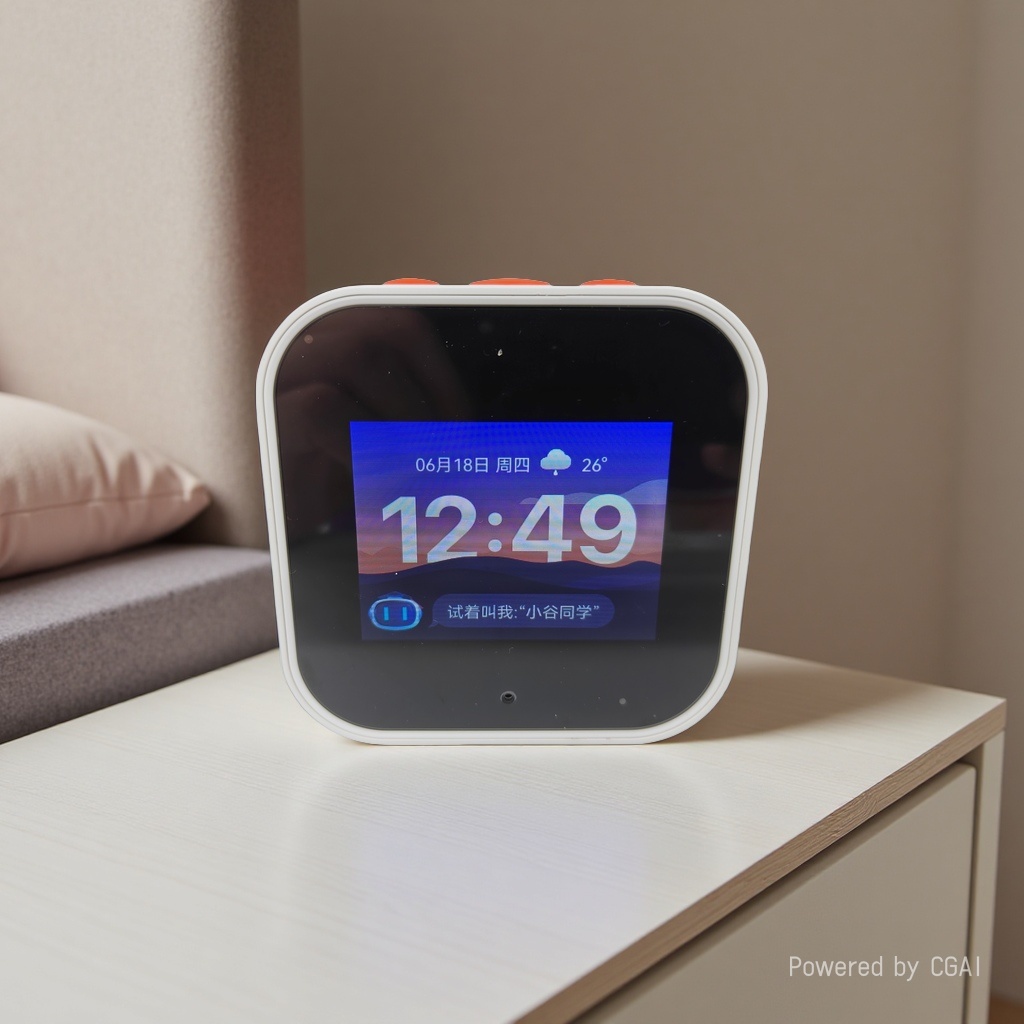 Ai time manager, touchscreen intelligent voice alarm clock, synchronized teaching materials, voice interaction, Ai large model, WiFi network connection, multi-country translation, oral practice, story music Application Scenario