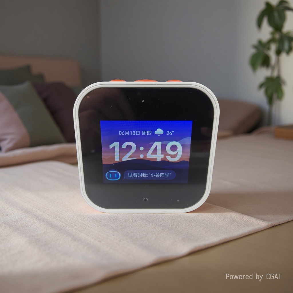 Ai time manager, touchscreen intelligent voice alarm clock, synchronized teaching materials, voice interaction, Ai large model, WiFi network connection, multi-country translation, oral practice, story music Specification image