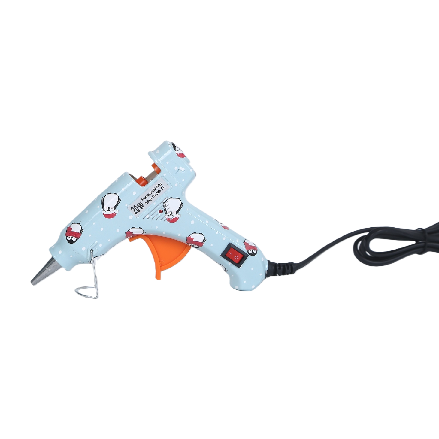 The 20W small glue gun for printing is suitable for 7mm fine glue sticks. Direct sales from the hot melt glue gun manufacturer Item Picture