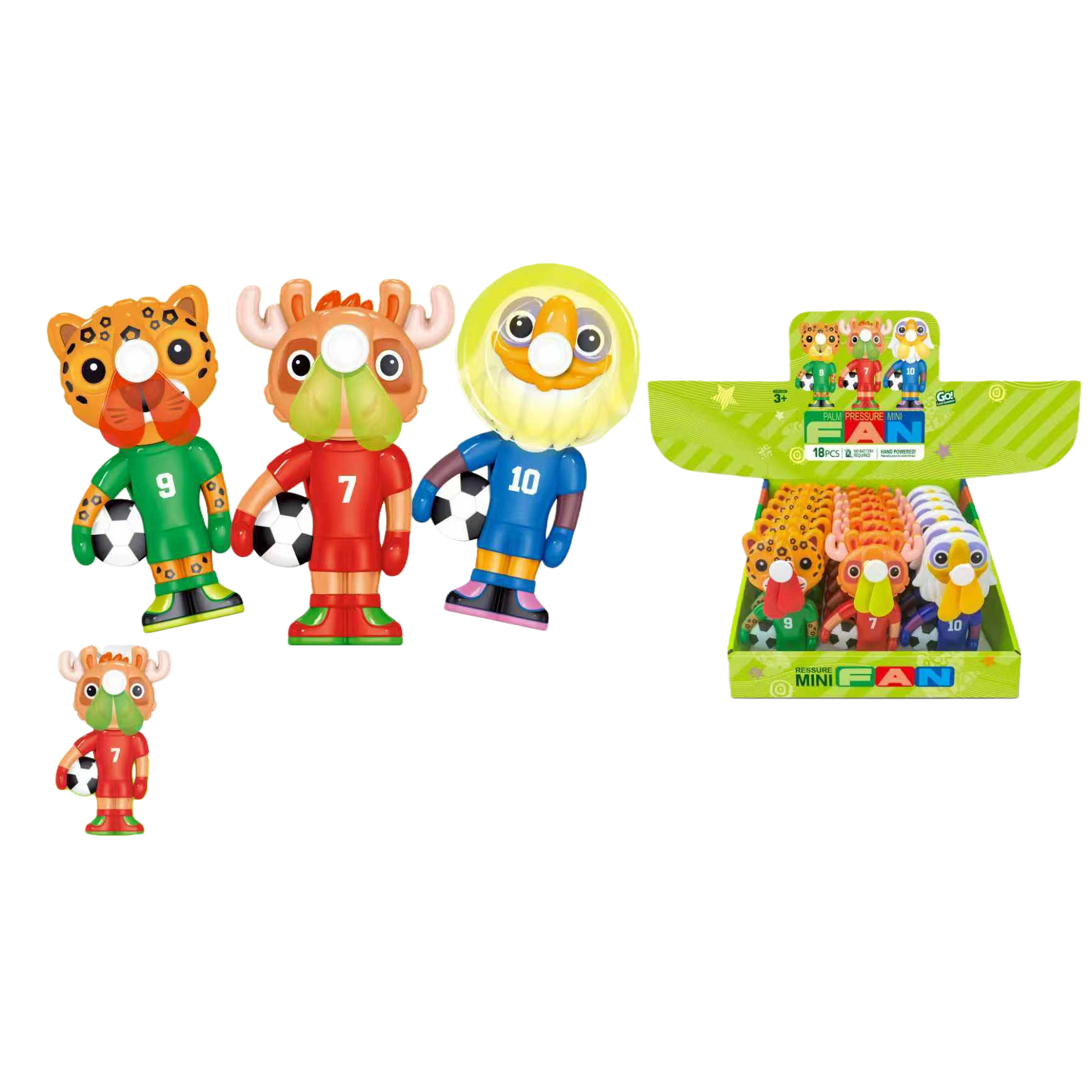 Canned Fish AI electronic toys, colorful cartoon animals, palm pressure fans, flashing elastic balls, keyboard pendants, plush toys Item Picture