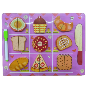 The pink children's Chaser board kitchen toys are safe and non-toxic Item Picture