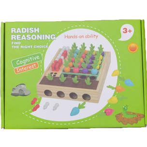 Digital House Shape Box Multi-hole Cognitive Toy DIY House Digital Chess Item Picture