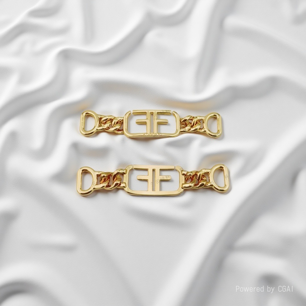 102mm full length imitation gold alloy chain decorative buckle decorative chain Application Scenario