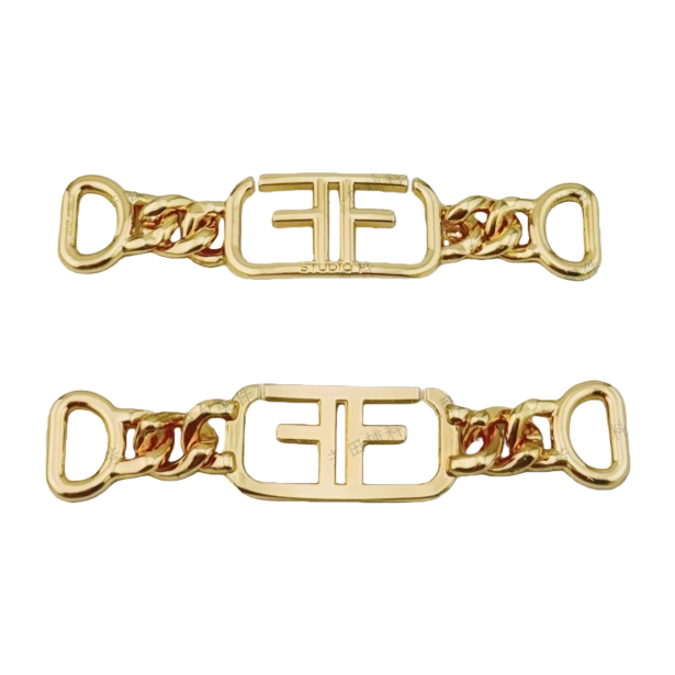 102mm full length imitation gold alloy chain decorative buckle decorative chain Item Picture