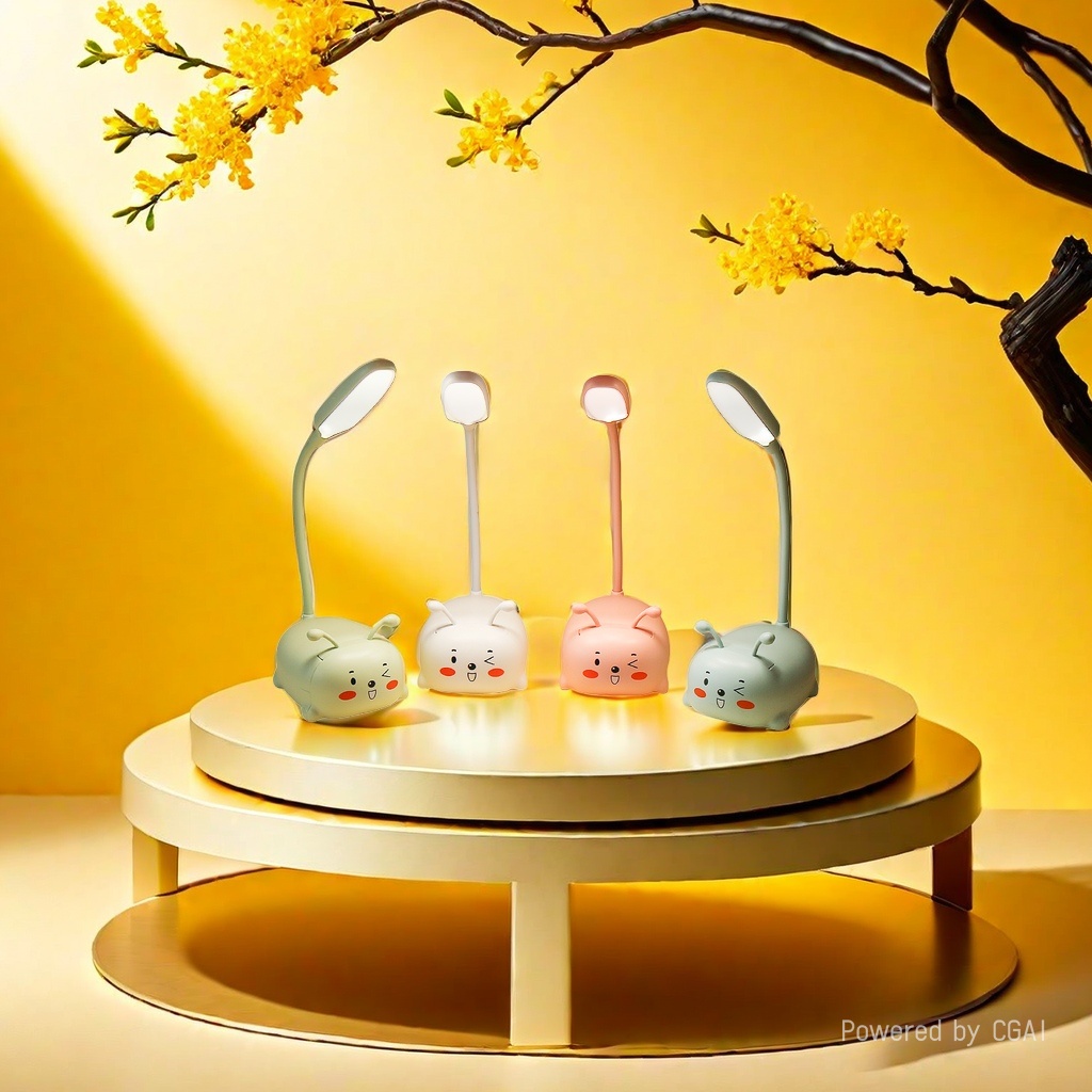 Cool Cool Lamp Handcrafted original colorful cartoon ceramic decorative table lamp Wax Melting lamp Specification image